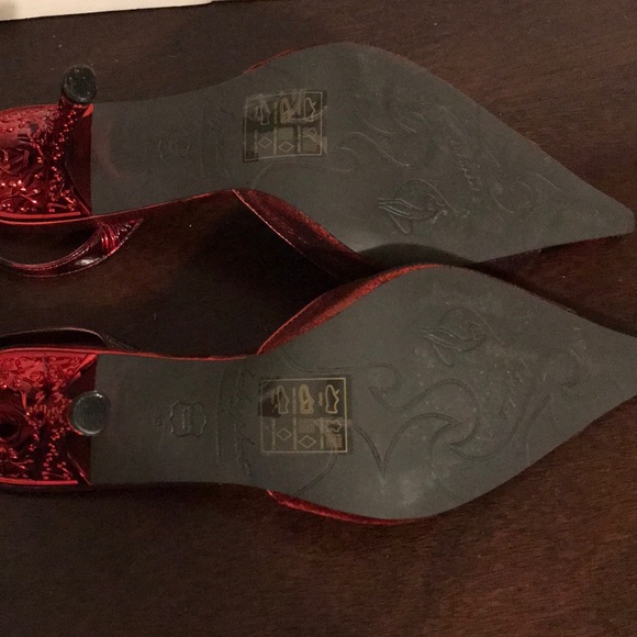 Baby Phat Multi-textured Slingbacks Fits 8-9 - Picture 5 of 8